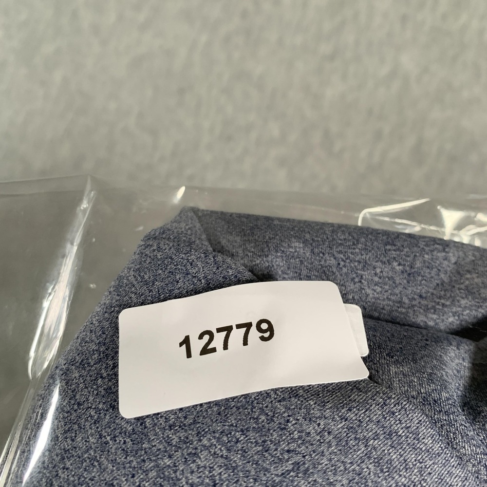 Stitch Sweater Mens XL Blue Heather Quarter Zip Golf Pullover Performance - Picture 12 of 12